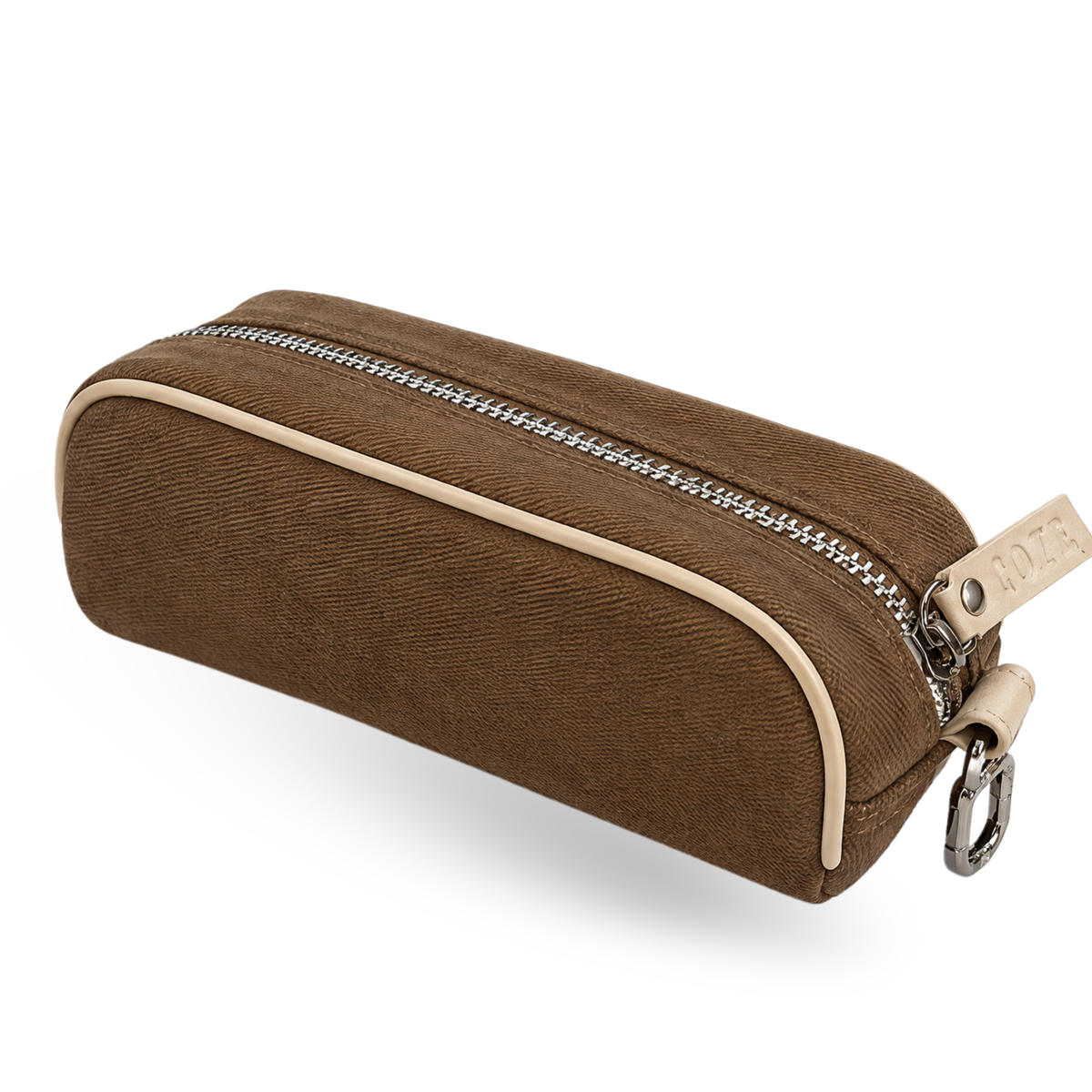COVR Mocha clip-on padel ball pouch on a white background