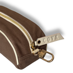 COVR Clip-On Brown Padel Ball Pouch (Holds 3 Balls)