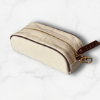 COVR Clip-On Cream Padel Ball Pouch (Holds 3 Balls)