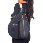 COVR Clip-On Black Padel Ball Pouch (Holds 3 Balls)