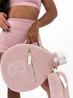 COVR Clip-On Baby Pink Padel Ball Pouch (Holds 3 Balls)