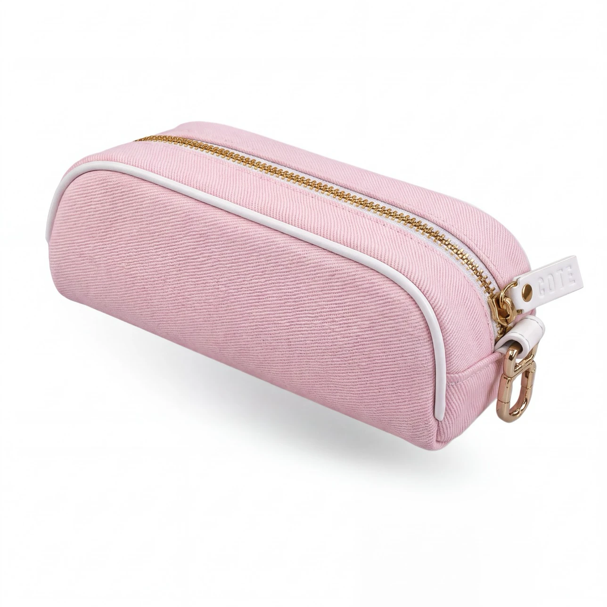 COVR Baby Pink clip-on padel ball pouch on a white background